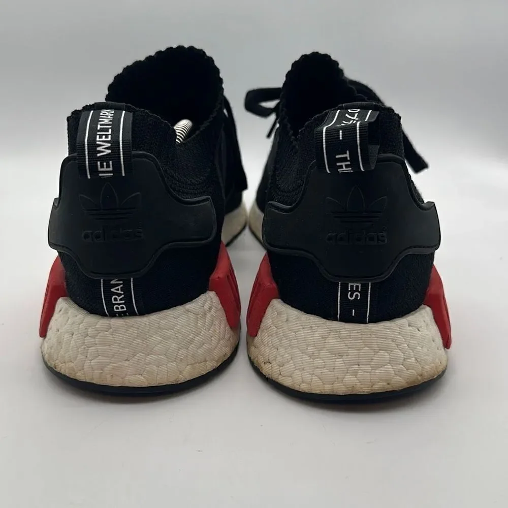 Adidas NMD OG‎ Runner PK Primeknit Black Red Blue S79168 UK 11.5 US 12